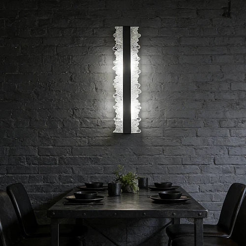 ابليك مودرن اسود لون الانارة 3 اضاءات واط 12 مقاس 600 ملم