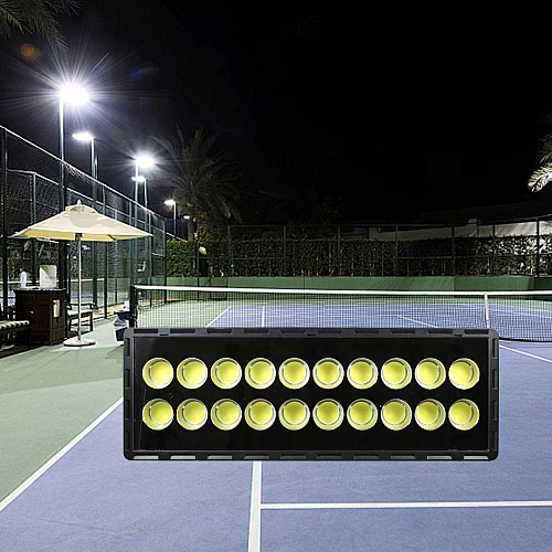  صورة منتج كشاف خارجي لون الانارة ابيض مستطيل 16 عدسة 400 واط موديل 2049/800/6500K