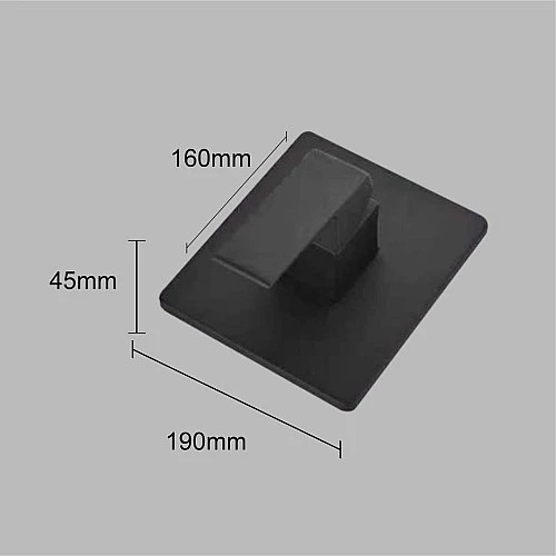  صورة منتج وجه مخفي مربع خط واحد اسود موديل TU/M3027Q/1/BK