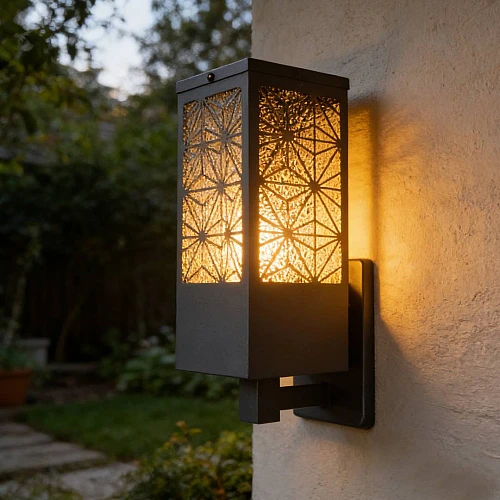 فانوس جداري خارجي اسود E27