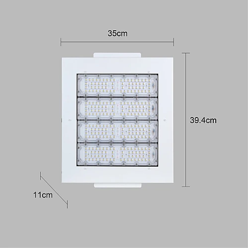  صورة منتج كشاف ليد محطات توفل 200 واط محول فيليبس إضاءة بيضاء خارقة