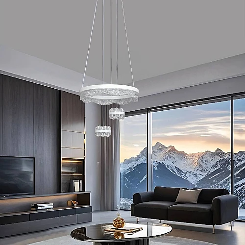 علاقي مودرن ابيض لون الانارة 3 اضاءات واط 55