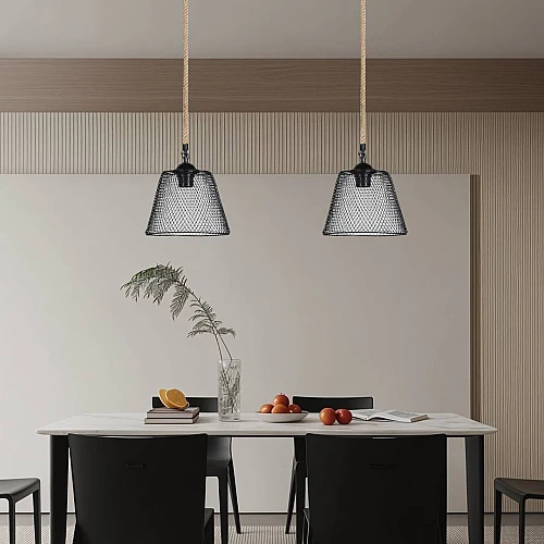 علاقي مودرن مفرد اسود E27*1