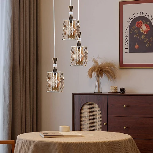 علاقي مودرن ذهبي E27*3