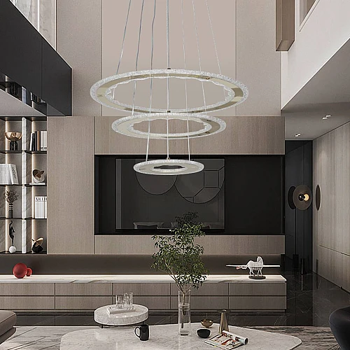 علاقي مودرن ذهبي لون الانارة 3 اضاءات واط 115