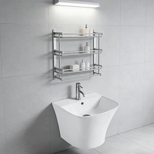 مغسلة تعليق ابيض