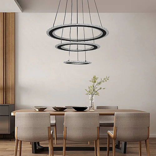 علاقي مودرن اسود لون الانارة 3 اضاءات واط 125