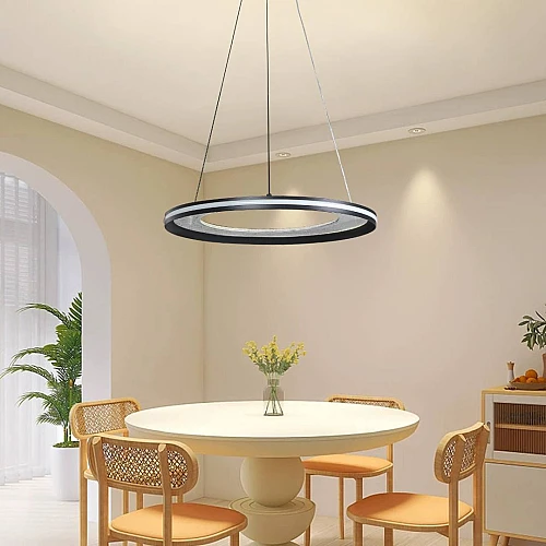 علاقي مودرن اسود لون الانارة 3 اضاءات واط 65