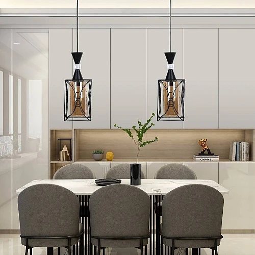 علاقي مفرد مودرن اسود E27*1