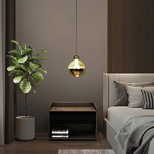 علاقي مودرن ذهبي لون الانارة اصفر W5