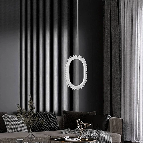 علاقي مودرن ابيض لون الانارة 3 اضاءات واط 25