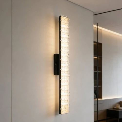 ابليك مودرن اسود لون الانارة 3 اضاءات 20 واط مقاس 400 ملم