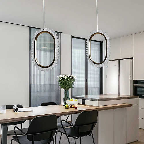 علاقي مودرن ذهبي لون الانارة 3 اضاءات واط 25