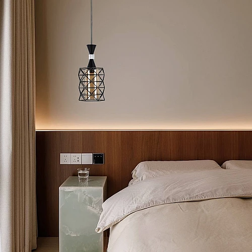 علاقي مودرن اسود E27*1