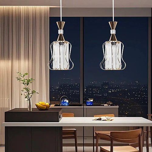 علاقي مودرن ذهبي E27*1