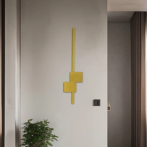 ابليك مودرن ذهبي لون الانارة 3اضاءات W5