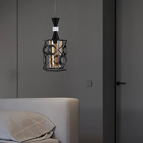 علاقي مودرن اسود E27*1