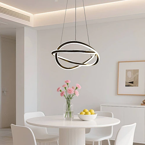 علاقي مودرن اسود لون الانارة 3 اضاءات واط 95