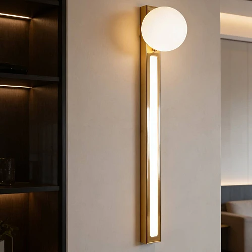 ابليك مودرن ذهبي لون الانارة 3 اضاءات W15