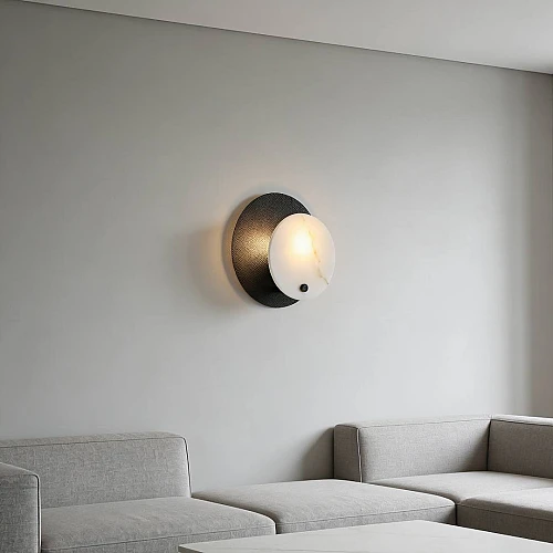 إضاءة أبليك حائط مودرن أسود E14*1L