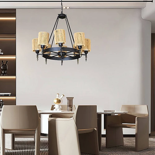 علاقي مودرن اسود E27*8