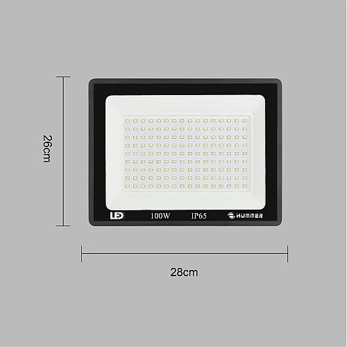  صورة منتج كشاف خارجي إنارة اصفر 100 واط موديل HU1777/100W/WW/A