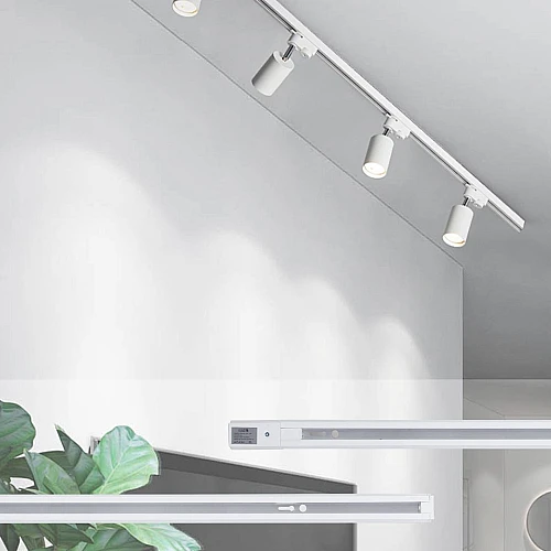 سكة مجرى لا يحتاج محول "مباشر" ترك لايت طول 2 متر لون ابيض ماركة همر - (هذا المنتج متاح في جدة و الرياض فقط)