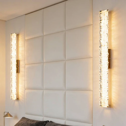 ابليك مودرن ذهبي لون الانارة 3 اضاءات واط 20 مقاس 800 ملم