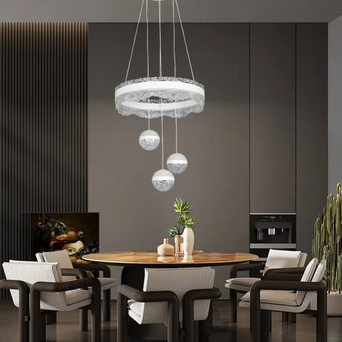 علاقي مودرن ابيض لون الانارة 3 اضاءات واط 85