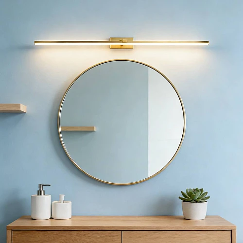 إضاءة ابليك حائط مودرن زيتي لون الانارة 3 اضاءات واط 25 مقاس 1000 ملم