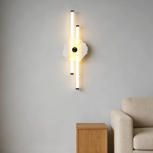 ابليك مودرن اسود لون الانارة اصفر 9W