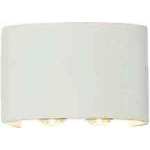 جداري بوابة خارجي ابيض لون الانارة اصفر مجوز 4عين LED