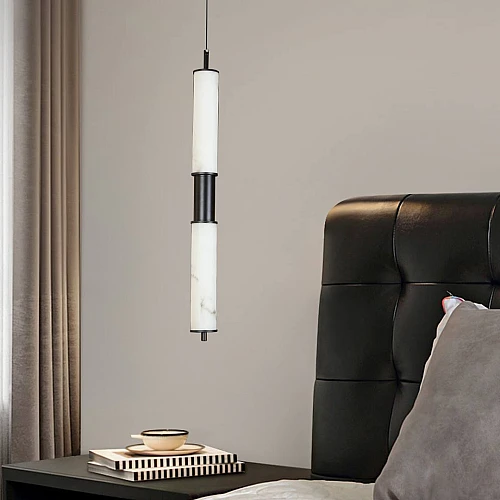 علاقي مودرن اسود لون الانارة اصفر 18 واط