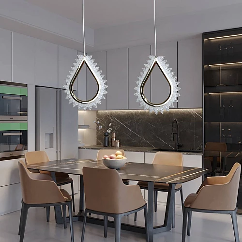 علاقي مودرن ذهبي لون الانارة 3 اضاءات واط 25