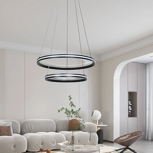 علاقي مودرن اسود لون الانارة 3 اضاءات واط 115