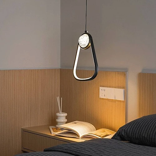 علاقي مودرن اسود لون الانارة 3اضاءات 25 واط مفرد