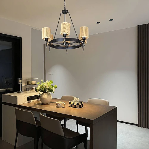 علاقي مودرن اسود E27*6