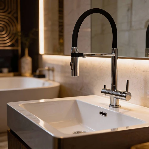 خلاط مطبخ سحاب فضي