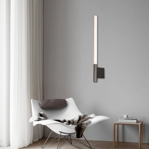 ابليك مودرن اسود لامع لون الانارة 3 اضاءات واط 9 مقاس 500 ملم