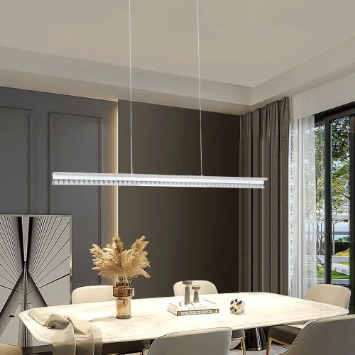 علاقي مودرن ابيض لون الانارة 3 اضاءات واط 75