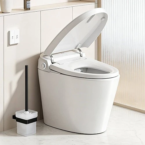  صورة منتج فرشة مرحاض مربع اسود موديل TU/A7013/BK