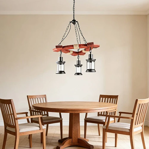 علاقي مودرن اسود E27*3