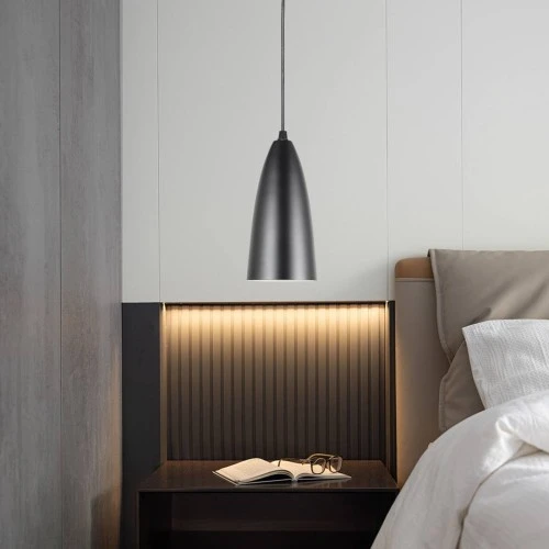 علاقي مودرن اسود + ابيض E27*1