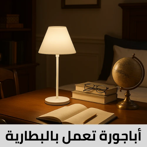 أباجورات تعمل بالبطارية