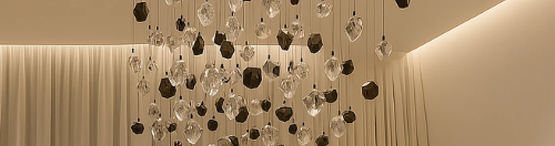 قطع حجر زجاجي