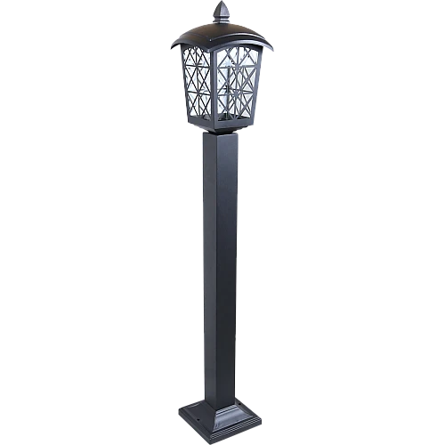 فانوس حديقة 1 متر خارجي اسود E27