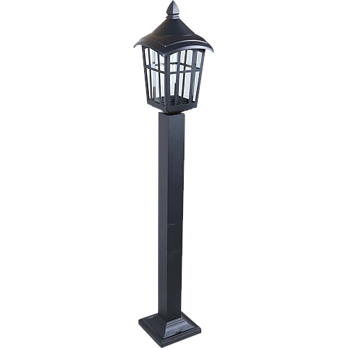 فانوس حديقة 1 متر خارجي اسود E27