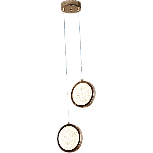 نجف مودرن ذهبي مع3اضاءات 20 واط