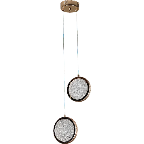 نجف مودرن ذهبي مع3اضاءات 20 واط