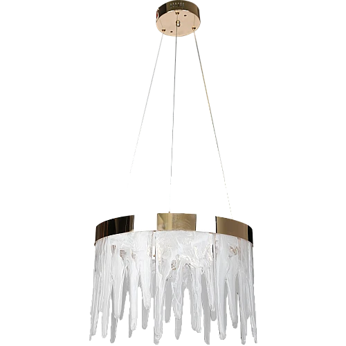 نجف مودرن ذهبي لون الانارة 3اضاءات 42 واط قطر 45 سم